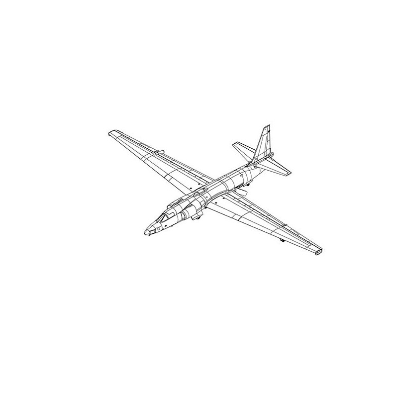 U-2A Plastikflugzeugmodell Dragon Lady 1/72 | Scientific-MHD