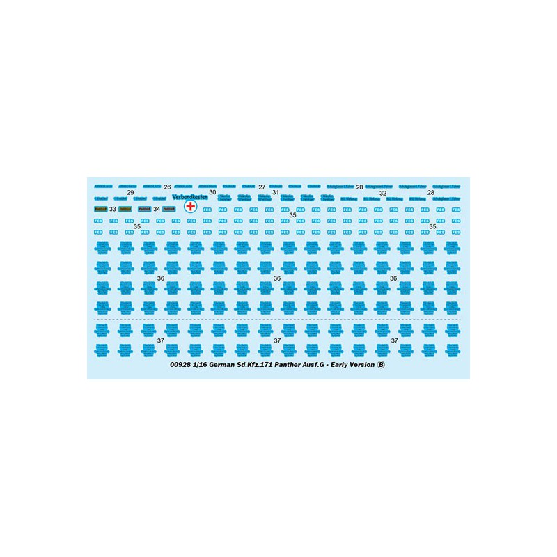 Kunststofftankmodell Deutsch Panther G 1/16 | Scientific-MHD