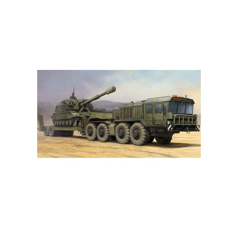 Russischer KZKT-7428 Kunststoff-Tankmodelltransport mit KZKT-9101 1/35 | Scientific-MHD