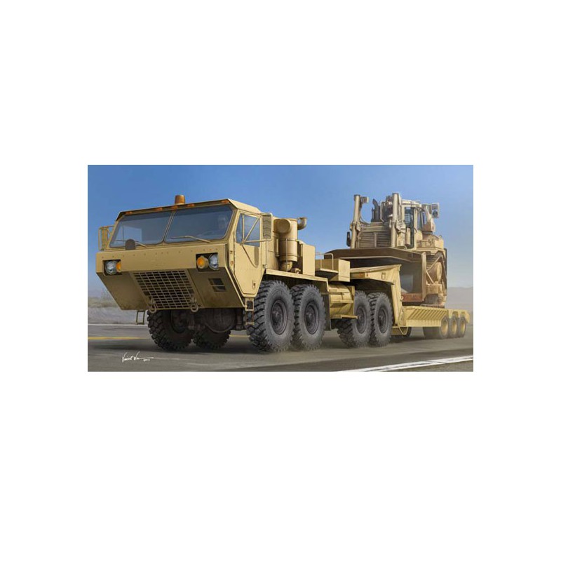 M983A2 HEMTT-Plastik-Wurket mit Semi-Trailer M870A1 1/35 | Scientific-MHD