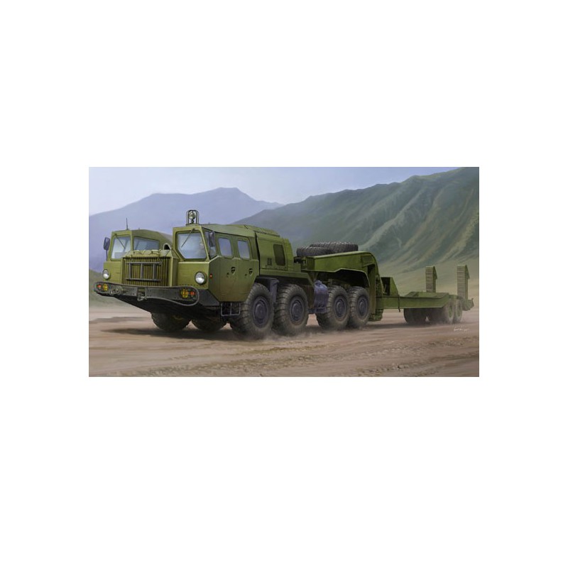 MAZ7410 W/CHMZAP-5247G 1/35 Plastik-LKW-Modell | Scientific-MHD