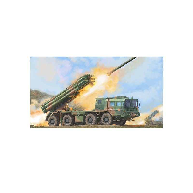 Mehrfach PHL-03 Kunststoff-Kunststoffmodell-Startrocketsystem 1/35 | Scientific-MHD