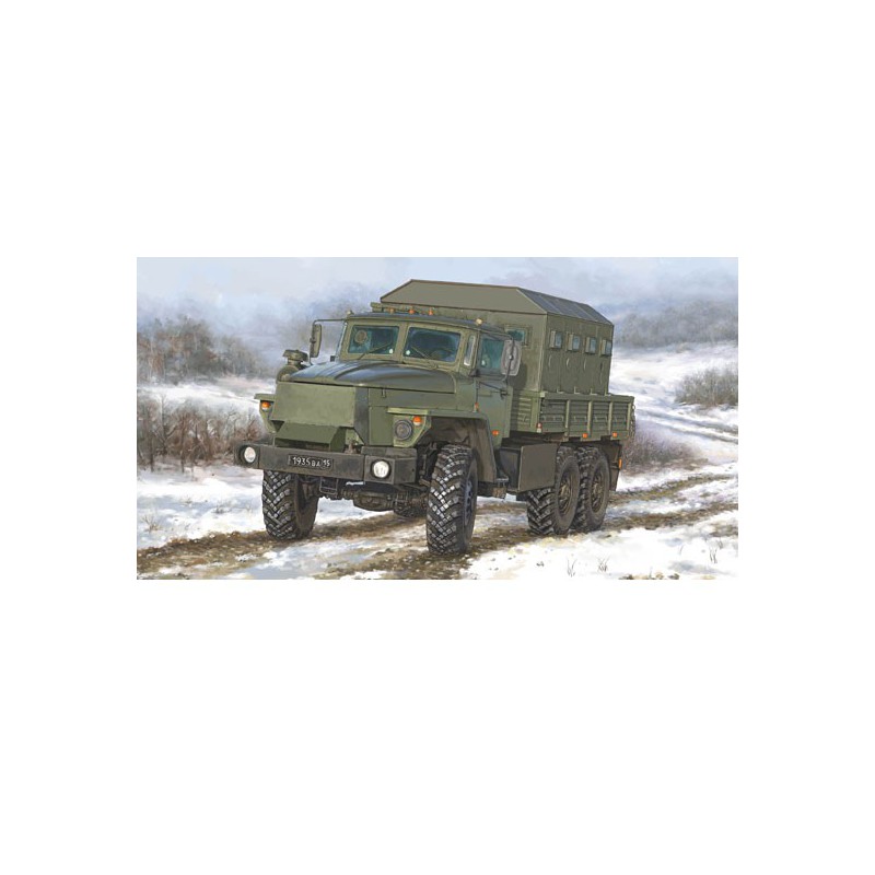 Russischer Ural-4320 CHZ 1/35 Plastik-LKW-Modell | Scientific-MHD