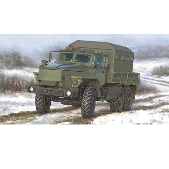 Russischer Ural-4320 CHZ 1/35 Plastik-LKW-Modell Russischer Ural-4320 CHZ 1/35 Plastik-LKW-Modell | Scientific-MHD