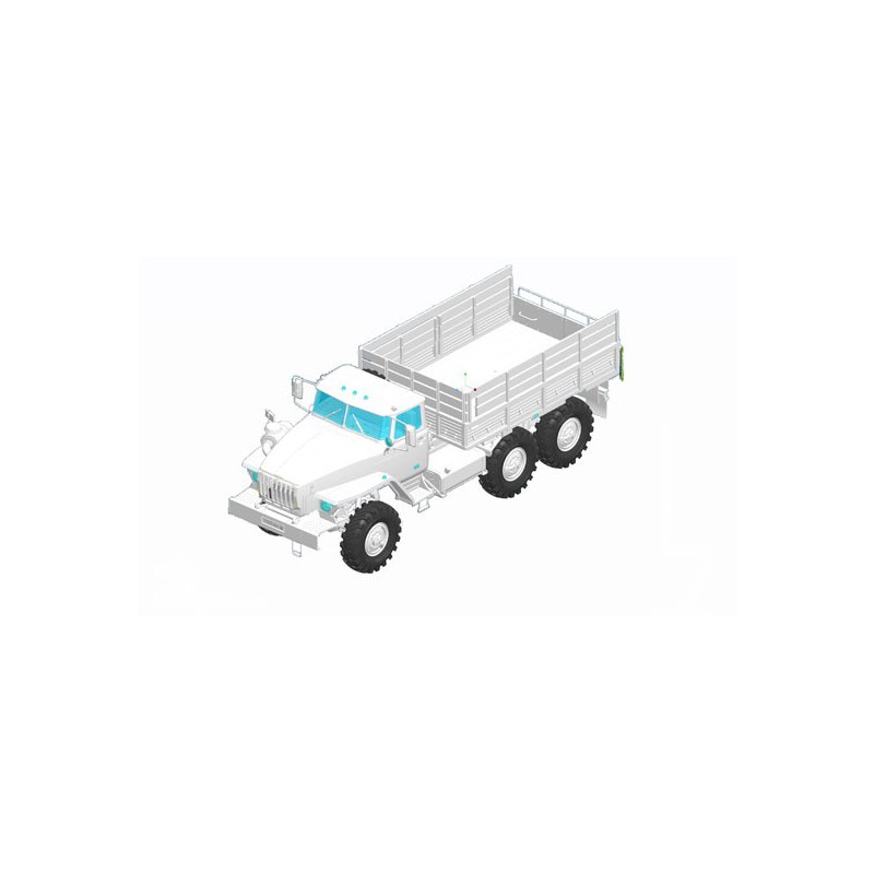 Russischer Ural-4320 1/35 Plastik-LKW-Modell | Scientific-MHD