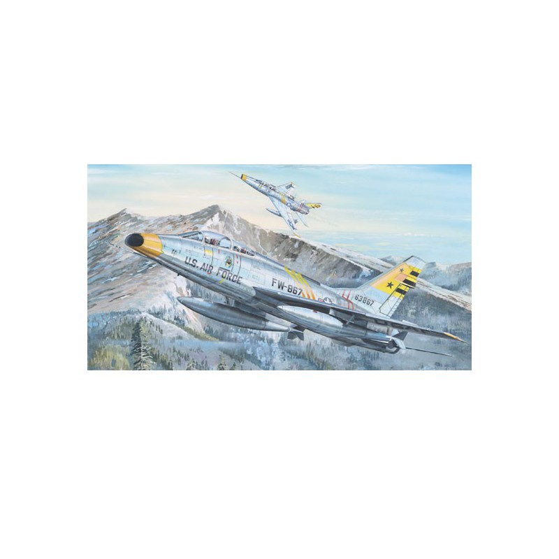 F-100f Kunststoffebene Modell 1/32 | Scientific-MHD