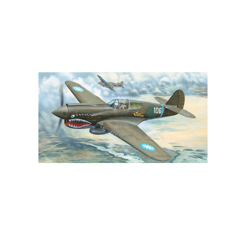 P-40e War Hawk 1/32 Plastikflugzeugmodell | Scientific-MHD