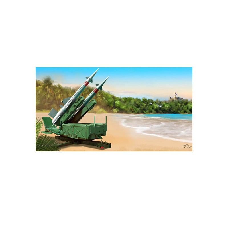 Sowjet 5p71 Kunststofftankmodell mit 5v27 1/35 Rakete | Scientific-MHD