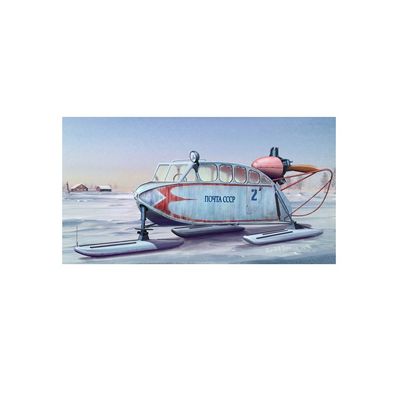 Sowjetisches NKL-6 Aerosan 1/35 Plastikmodell für Kunststoff | Scientific-MHD