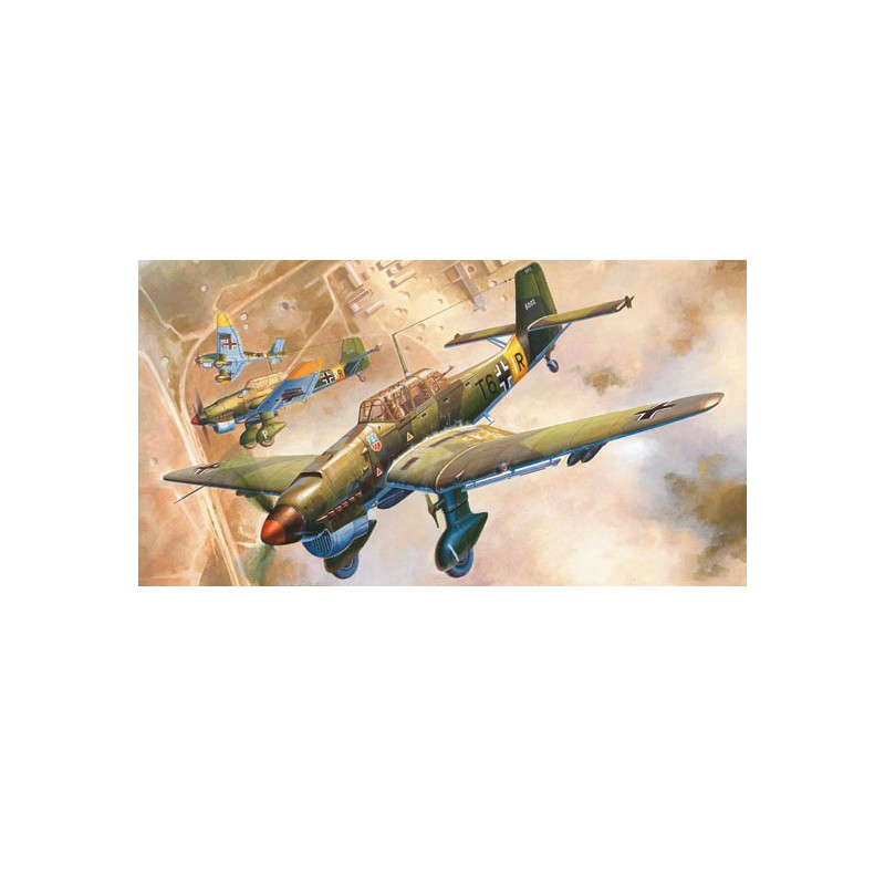 Junkers Ju-87b-2 Stuka 1/24 Plastikflugzeugmodell | Scientific-MHD