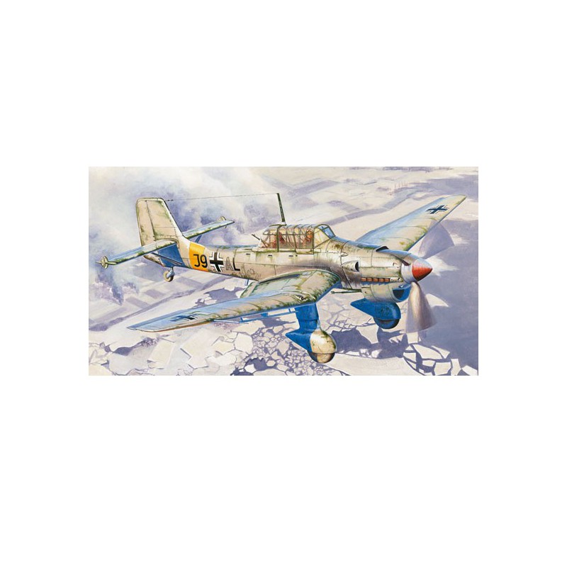 Junkers Ju-87b-2/U4 Stuka 1/24 Kunststoffebene Modell | Scientific-MHD