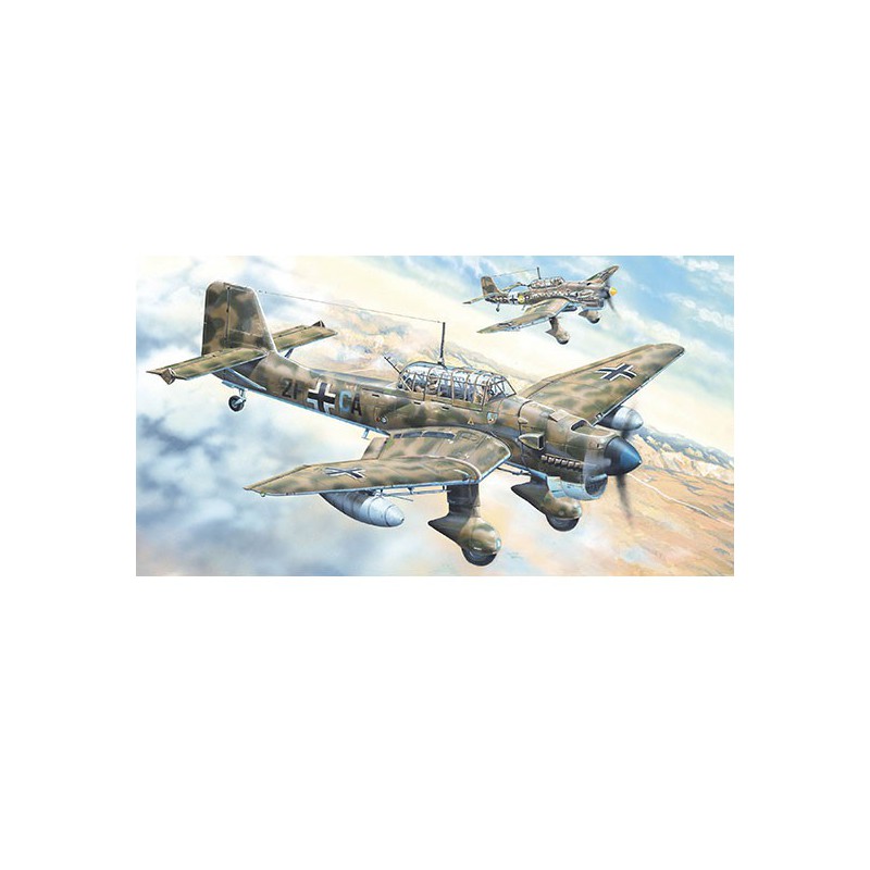 Junkers Ju-87r Stuka 1/24 Plastikflugzeugmodell | Scientific-MHD