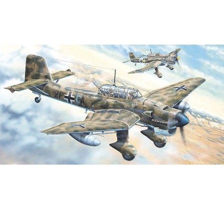 Junkers Ju-87r Stuka 1/24 Plastikflugzeugmodell | Scientific-MHD Junkers Ju-87r Stuka 1/24 Plastikflugzeugmodell | Scientific-MHD