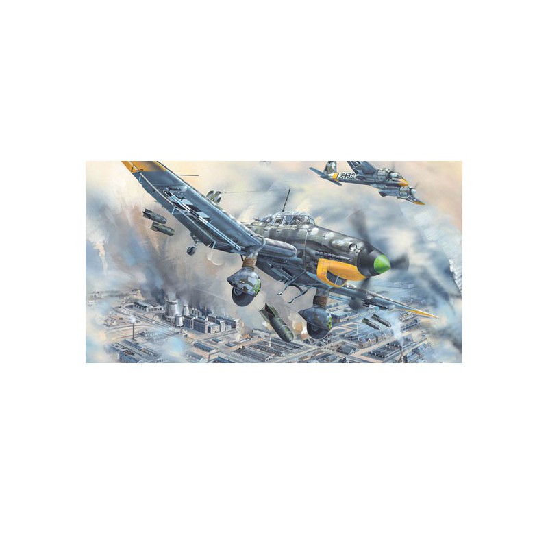 Junkers Ju-87d-5 Stuka 1/24 Plastikflugzeugmodell | Scientific-MHD
