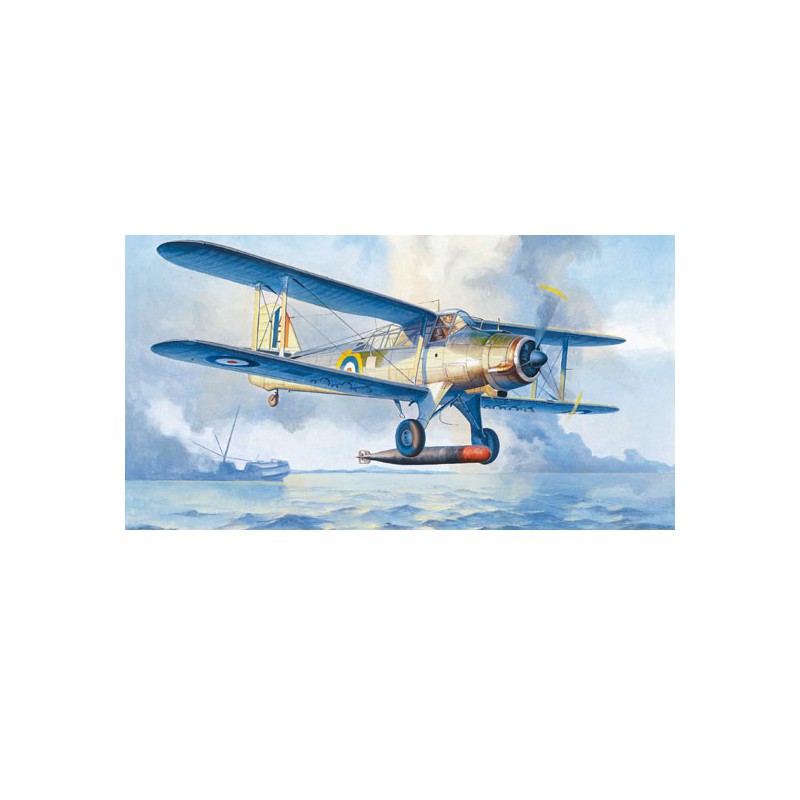 Kunststoffflugzeugmodell Fairey Albacore Bombardier Lance Torpils | Scientific-MHD