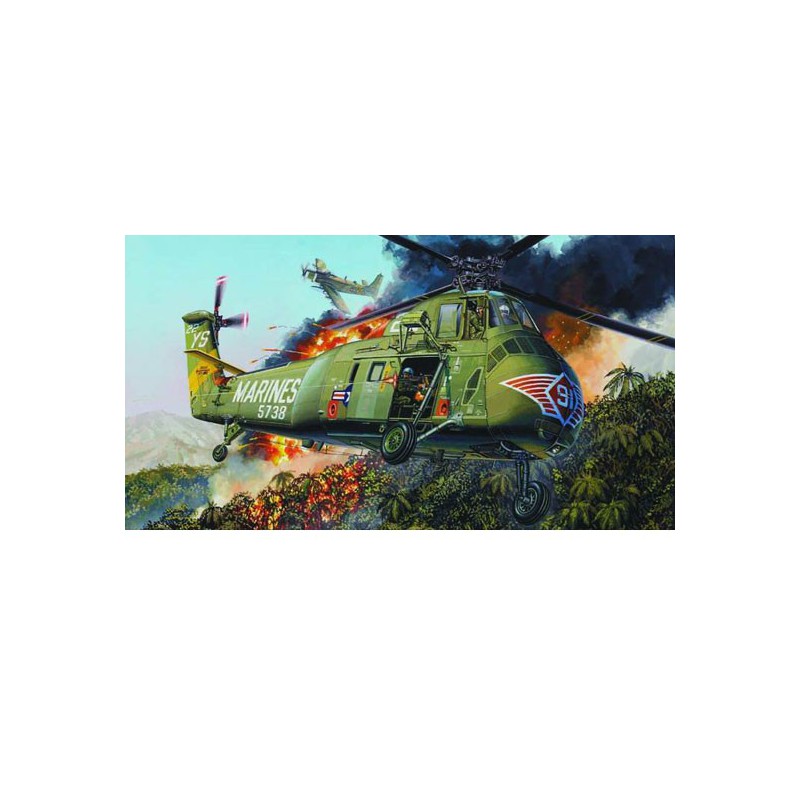 Kunststoffhubschraubermodell H-34 US Marines 1/48 | Scientific-MHD