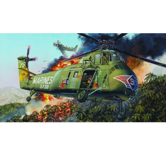 Kunststoffhubschraubermodell H-34 US Marines 1/48 Kunststoffhubschraubermodell H-34 US Marines 1/48 | Scientific-MHD