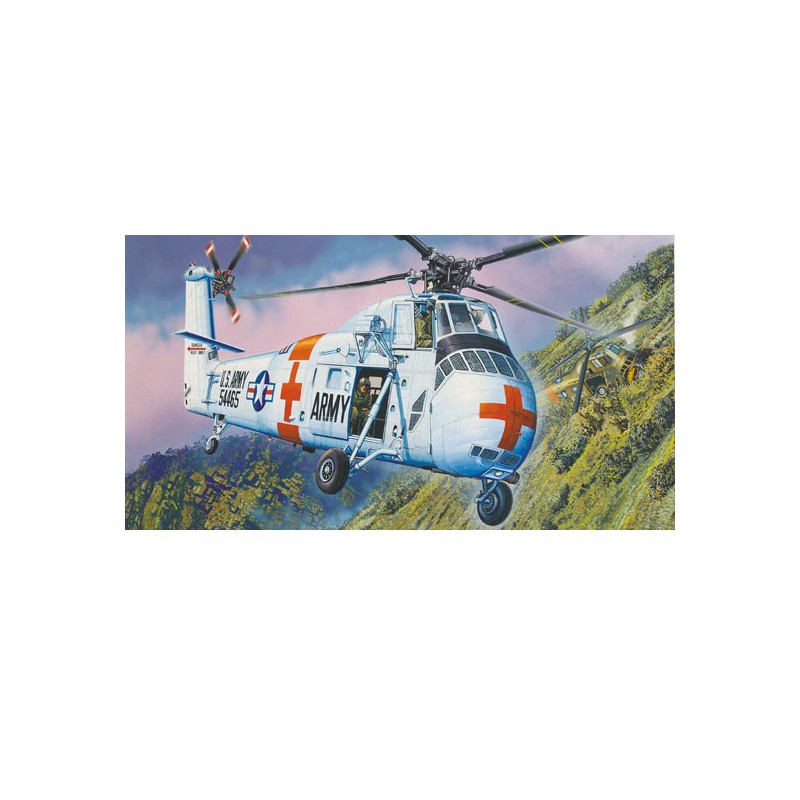 Plastikhubschraubermodell CH-34 US Army Rescue 1/48 | Scientific-MHD