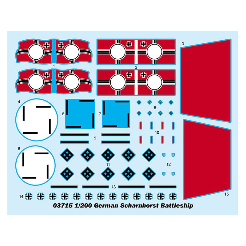 Plastikboot Model Deutsch Scharnhip Schlachtschiff 1/200 | Scientific-MHD