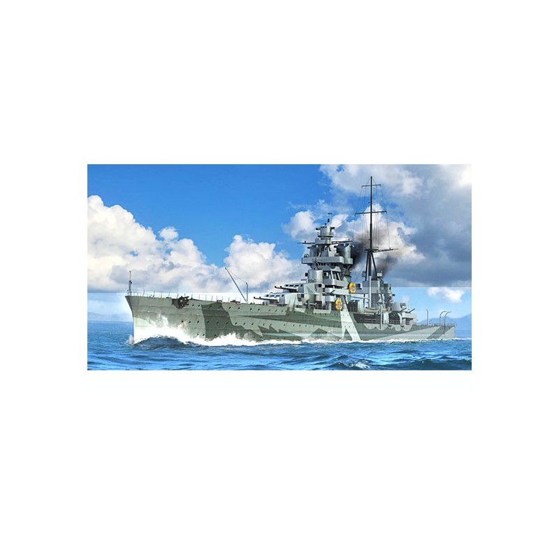 Italiener schwerer Kreuzer Gorizia 1/350 Plastikbootmodell | Scientific-MHD