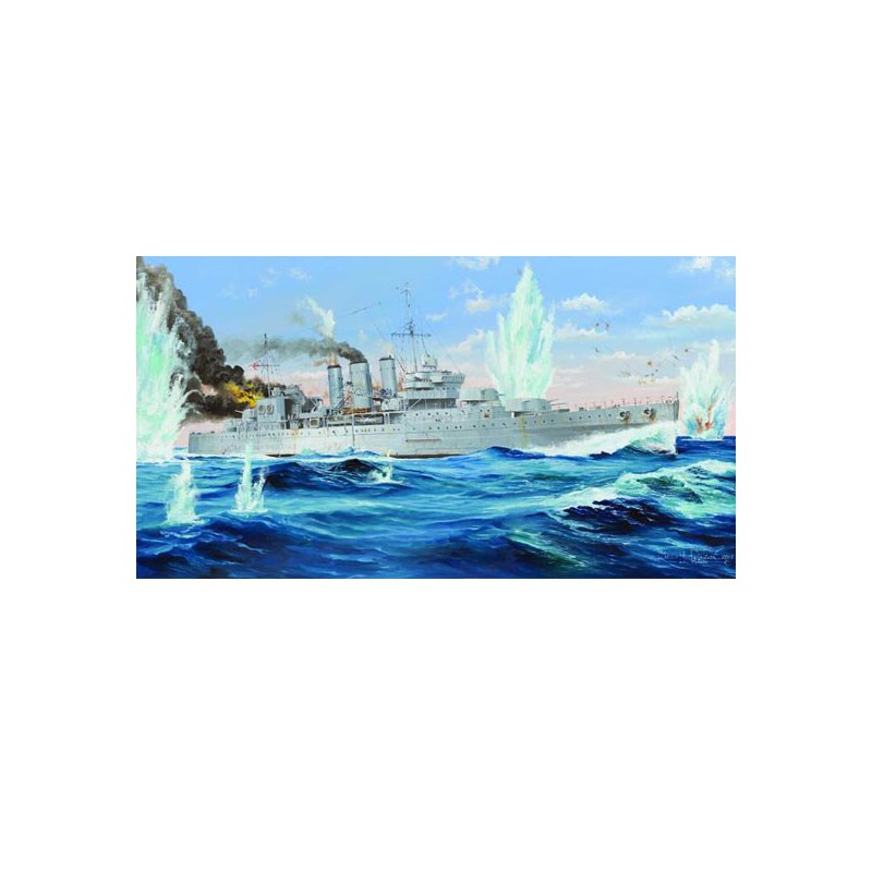 HMS Cornwall -Plastikbootmodell bei 1/350 | Scientific-MHD