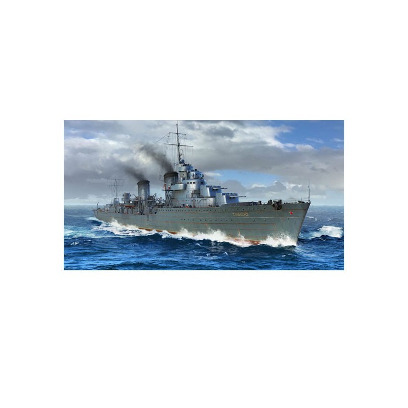 Russisches Plastikboot Modell Zerstören Taszkient 1942 1/350 | Scientific-MHD