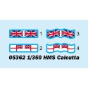 HMS Calcutta 1/350 Plastikbootmodell | Scientific-MHD