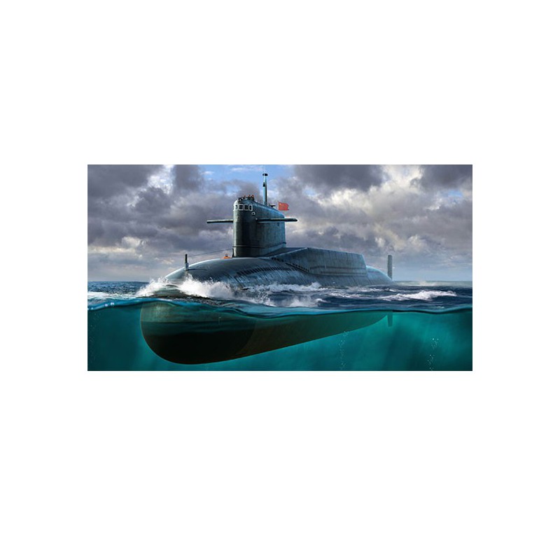 Kunststoffbootmodell Typ 092 Xia Klasse U -Boot 1/144 | Scientific-MHD