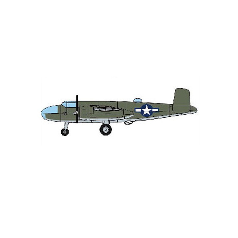 B25 Kunststoffbootmodell (gepresst) 1/350 | Scientific-MHD
