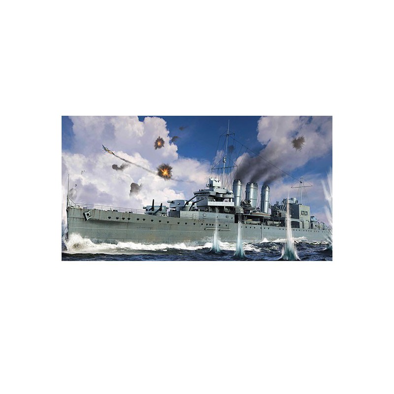 HMS Cornwall 1/700 Plastikbootmodell | Scientific-MHD