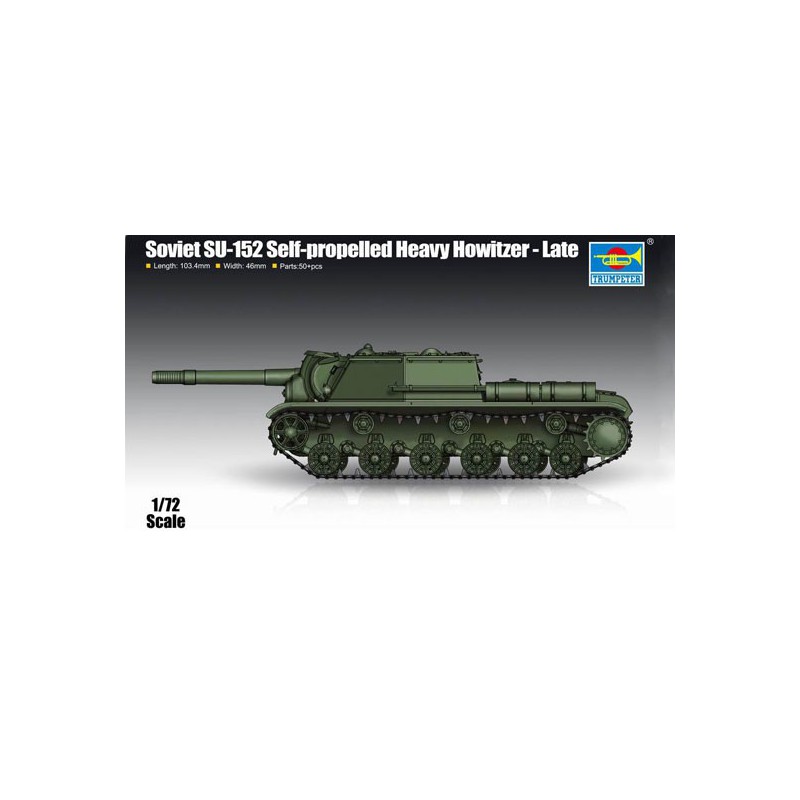 Sheviet SU-152 Kunststofftankmodell selbstfahrer schwerer Haubitzen 1/72 | Scientific-MHD