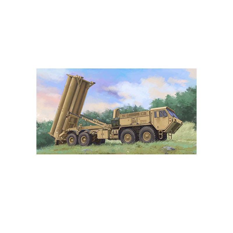 LKW -Modell in der terminalen Plastik -Hochhöhenfläche Verteidigung 1/72 | Scientific-MHD