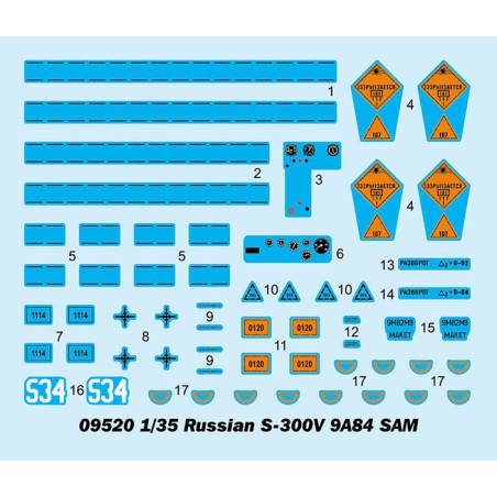 Russisch S-300V 9A84 SAM 1/35 Kunststofftankmodell | Scientific-MHD Russisch S-300V 9A84 SAM 1/35 Kunststofftankmodell | Scientific-MHD