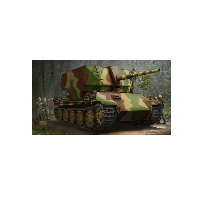 Flakpanther mit 8,8 cm Flak 41 1/35 Plastikmodell | Scientific-MHD