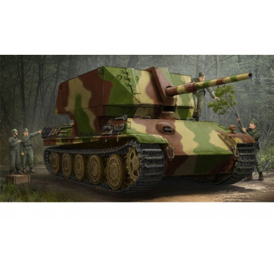 Flakpanther mit 8,8 cm Flak 41 1/35 Plastikmodell | Scientific-MHD