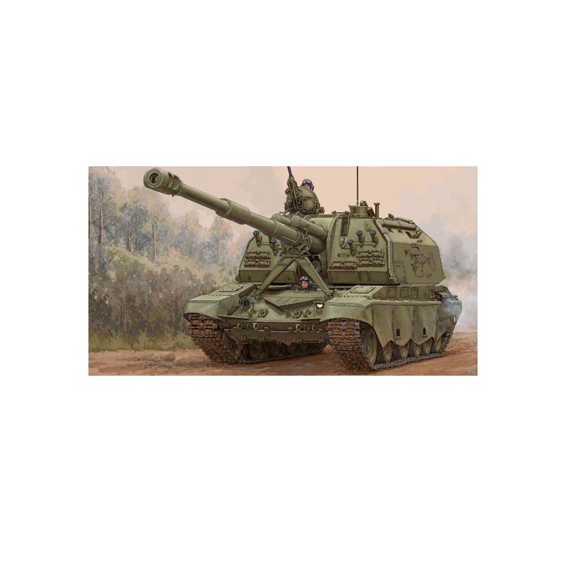 2S19-M2 Kunststofftankmodell selbstfahrer Hauböhrchen | Scientific-MHD