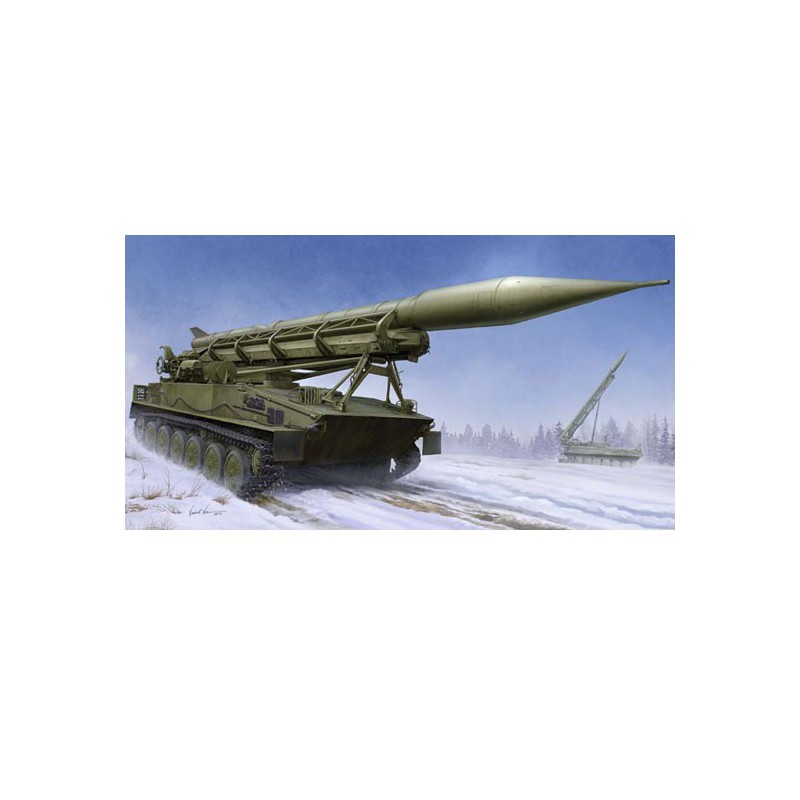 2p16 Launcher Plastic Tankmodell mit Rakete von 2K6 Luna 1/72 | Scientific-MHD