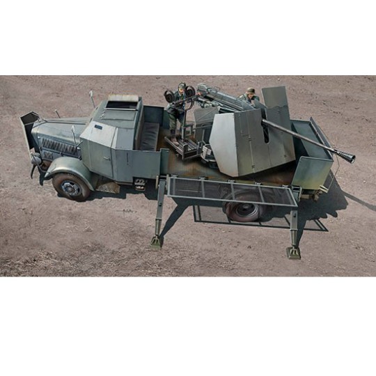 L4500A Kunststofftankmodell MIT 5cm Flak 41 II 1/35 L4500A Kunststofftankmodell MIT 5cm Flak 41 II 1/35 | Scientific-MHD