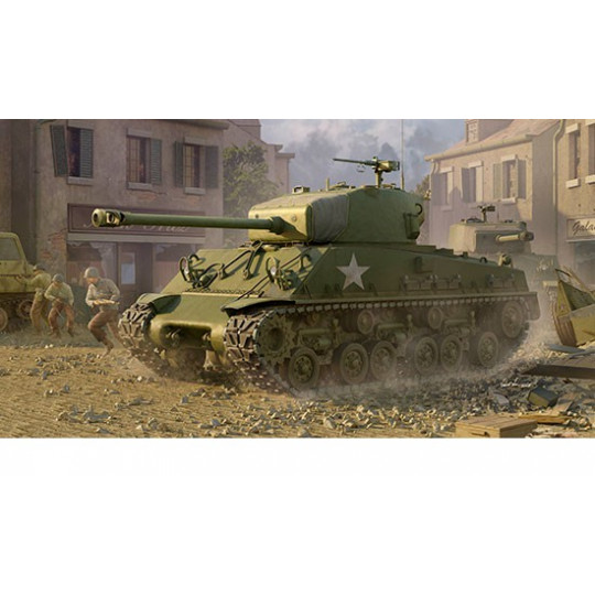 M4A3E8 Sherman - Frühes 1/16 Kunststofftankmodell | Scientific-MHD