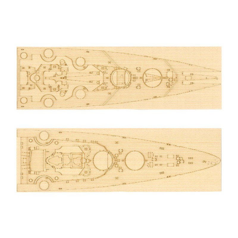 Plastikbootmodell Kit Superdetailing Bismarck 95T05358 | Scientific-MHD