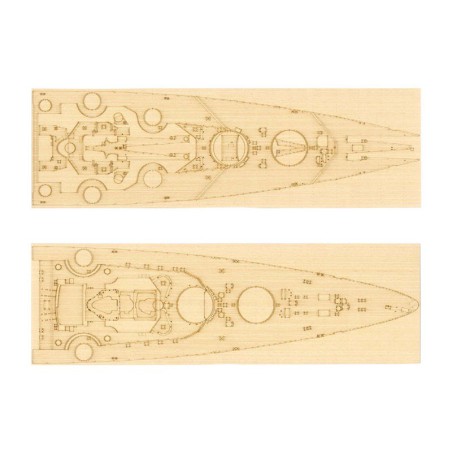 Plastikbootmodell Kit Superdetailing Bismarck 95T05358 | Scientific-MHD