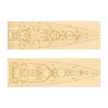 Plastikbootmodell Kit Superdetailing Bismarck 95T05358 | Scientific-MHD