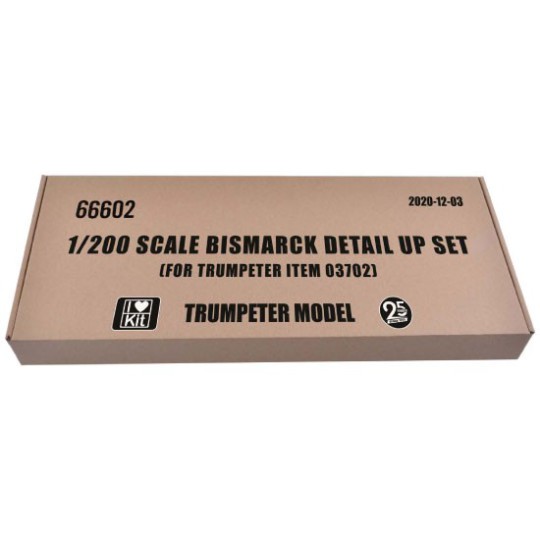 Plastikbootmodell Kit Superdetailing Kit Bismarck 95T03702 | Scientific-MHD