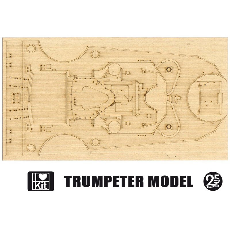 Plastikbootmodell Kit Superdetailing Kit Bismarck 95T03702 | Scientific-MHD