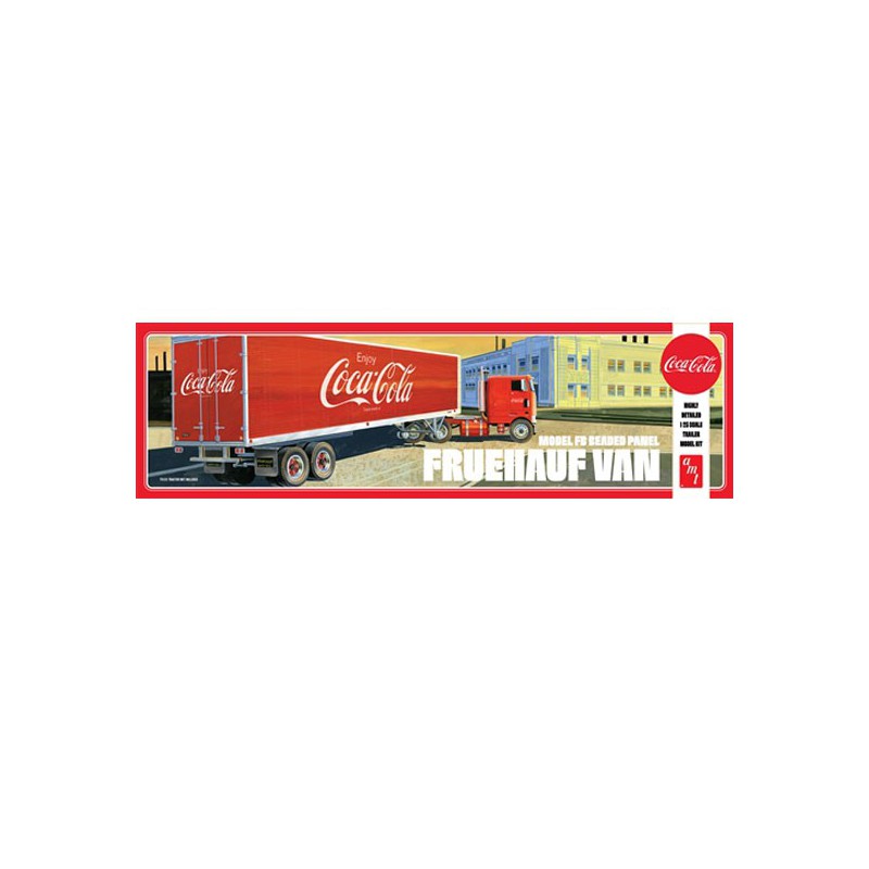 Plastik-LKW-Modell Van Semi Anhänger Coca-Cola 1/25 | Scientific-MHD