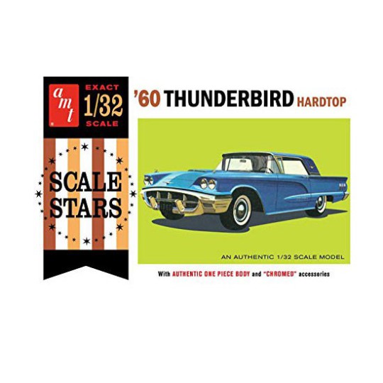 Ford Thunderbird 1960 Hardtop 1/32 Plastikautoabdeckung Ford Thunderbird 1960 Hardtop 1/32 Plastikautoabdeckung | Scientific-MHD