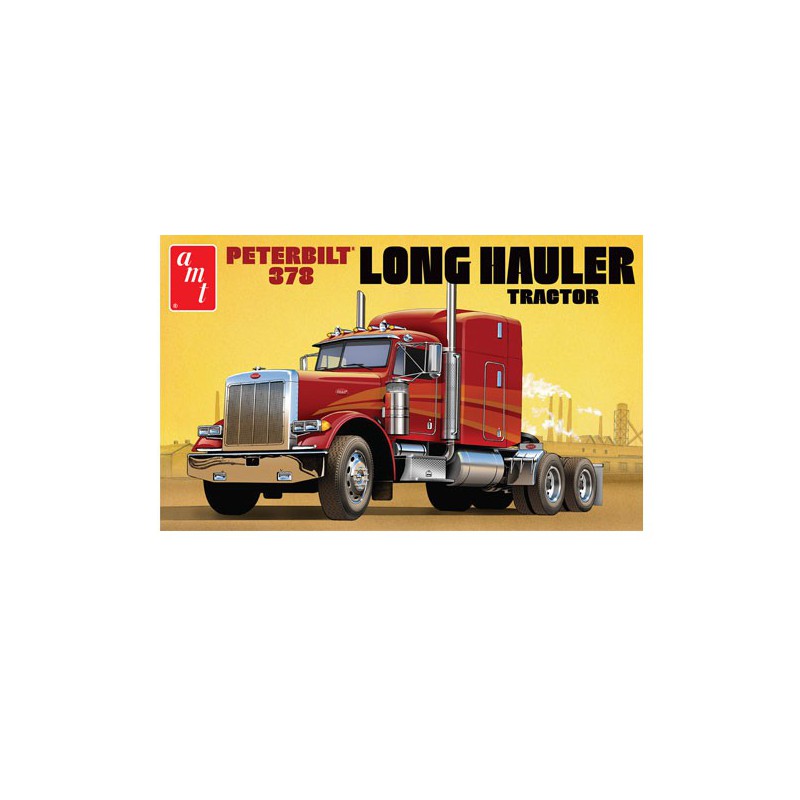 Peterbilt 378 Langstrecker Semi -Traktor 1/25 Plastik -LKW -Modell | Scientific-MHD