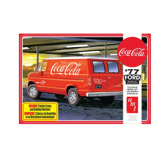 Kunststoffauto Modell 1977 Ford Van Coca-Cola 1/25 Kunststoffauto Modell 1977 Ford Van Coca-Cola 1/25 | Scientific-MHD