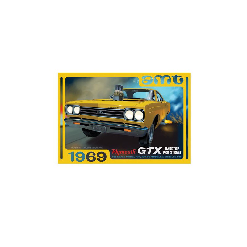 Kunststoffauto Modell 1969 Plymouth GTX Pro Street 1:25 | Scientific-MHD