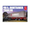 Plastik -LKW -Modell 40 'Semi -Container -Anhänger 1/24 | Scientific-MHD